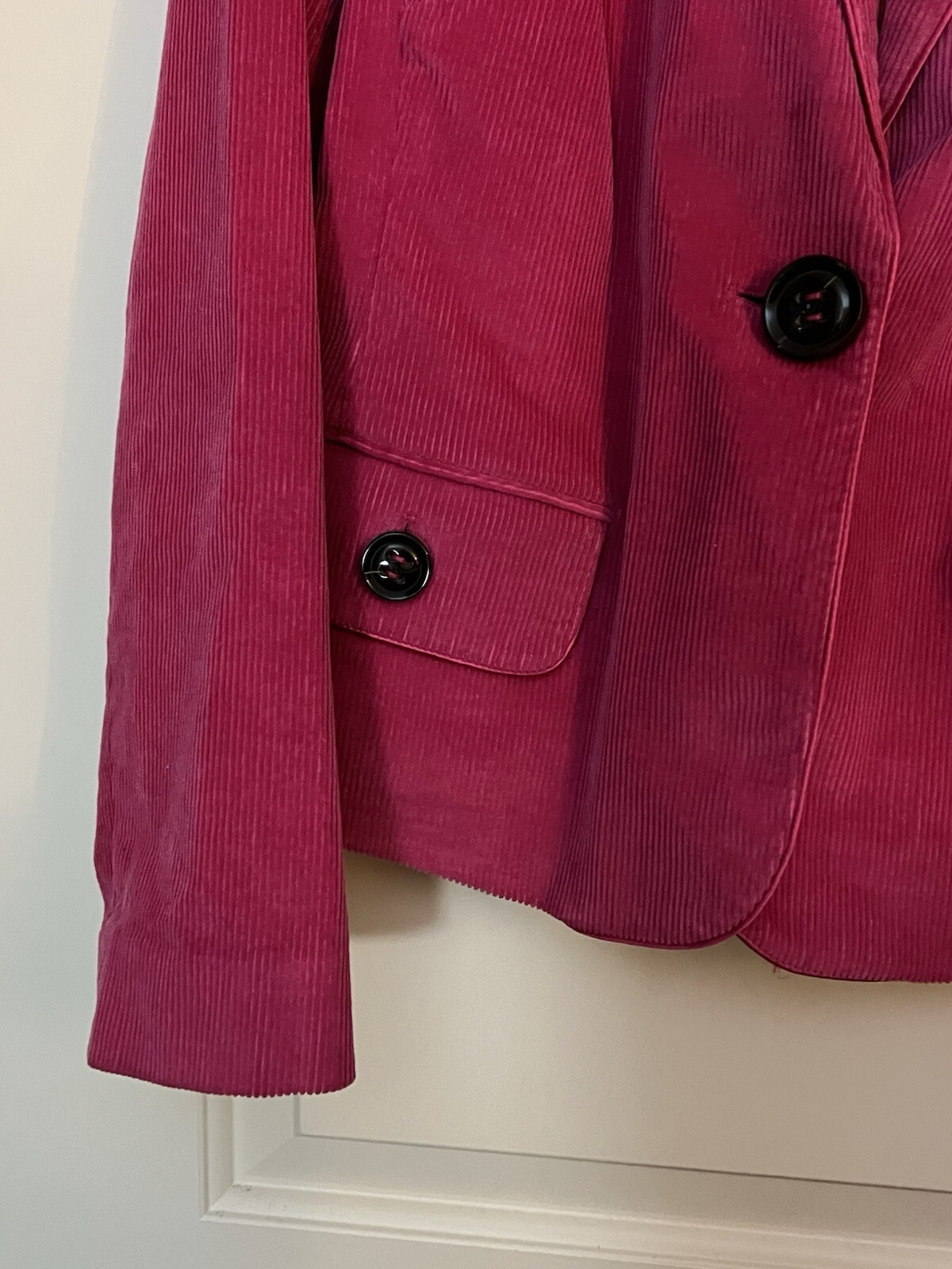 Vintage Talbots Solid Pink Single One Button Blaz… - image 2