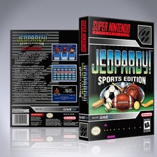 SNES Case - NO GAME - Jeopardy - Sports Edition