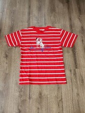 Disney 101 Dalmatians Pongo Perdita Stripe Vintage 90s T Shirt Mens Size Medium