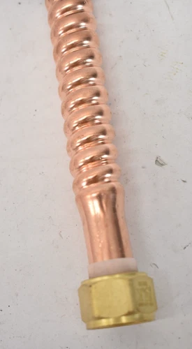 Jones Stephens 3/4" FPT x 12" Copper Corrugated Water Heater Connector Device - Picture 2 of 5