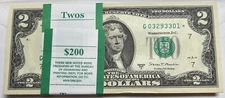 2017A $2 Two Dollar Star Note Lot of 1 UNC Fresh From BEP 3.2 Million Pack Run