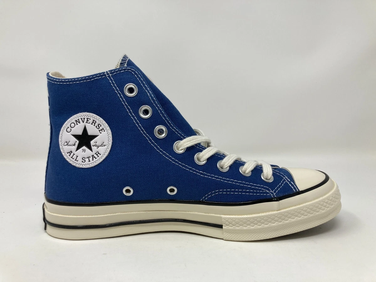 frecuentemente Locura Cartero Converse Chuck Taylor 70s Canvas High Top 162055C Navy White Unisex Size 4-12  | eBay