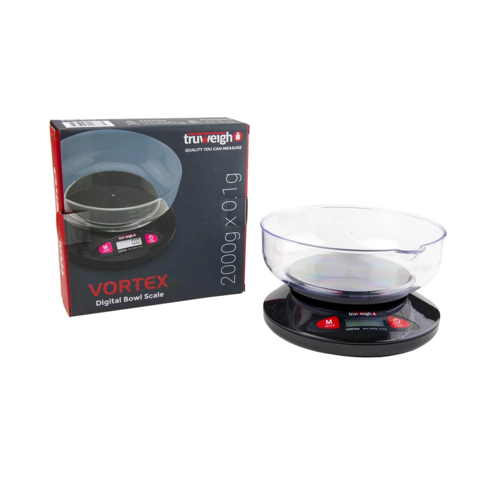 Truweigh Digital Kitchen Food Scale for Cooking - Grams & Ounces 2000g x 0.1g
Opens in a new window
