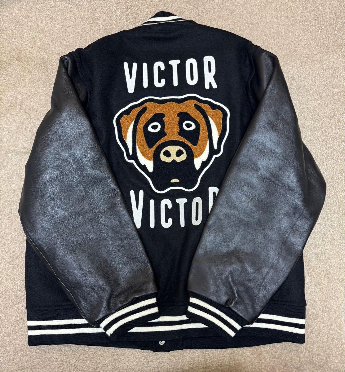 Victor Worldwide Varsity Jacket Black 2Xl Size Xxl | eBay