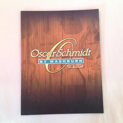 2010/2011 Oscar Schmidt By Washburn 129 Years Color Instrument Catalog Guitars