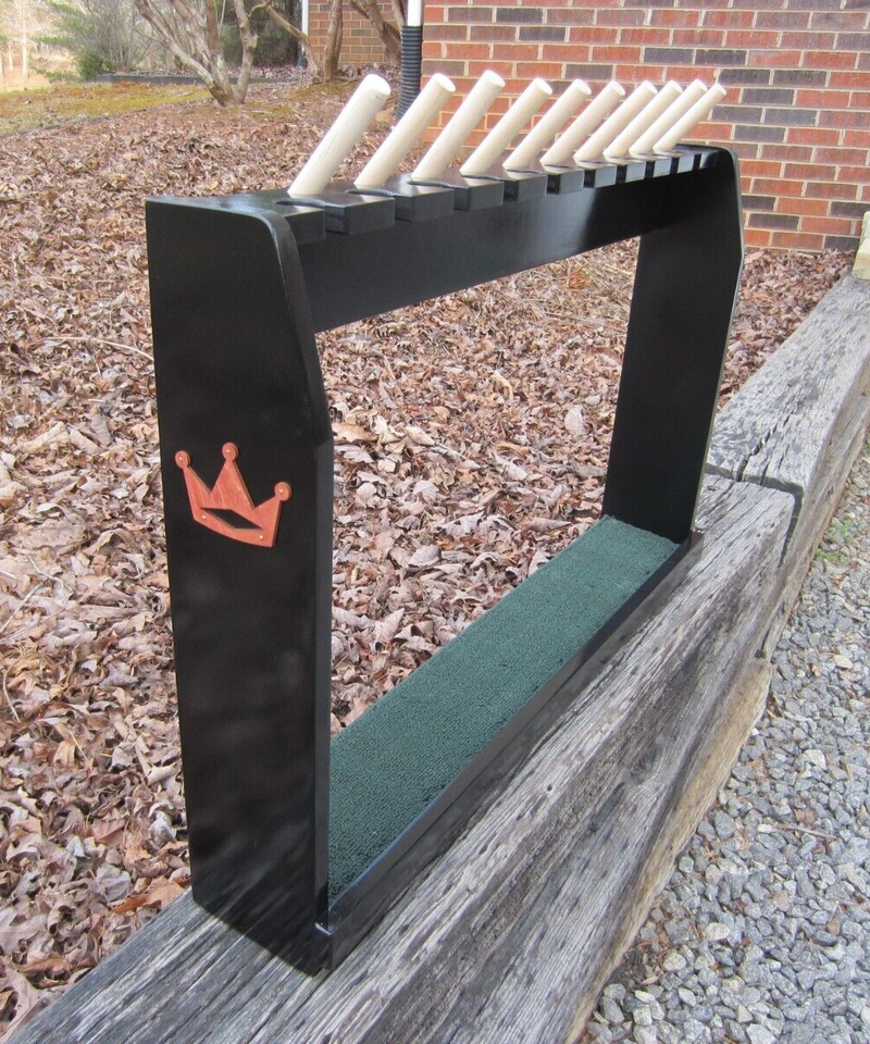 Wood Floor Display Rack for 10 Scotty Cameron Putters Golf Clubs & Head