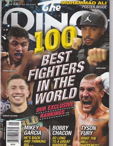 JAN 2017 RING boxing magazine - BEST FIGHTERS IN THE WORLD - 第 1/1 張圖片