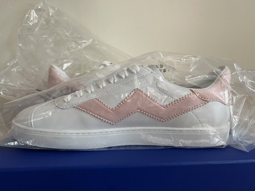 Stuart Weitzman Daryl Comfort Sneaker, Women's Size 8 Euro 38.5 M, White/Rose - Picture 3 of 16