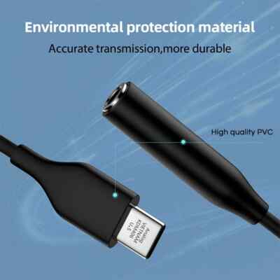 USB-C zu Aux 3,5mm Klinke Adapter Handy Audio Kopfhörer
