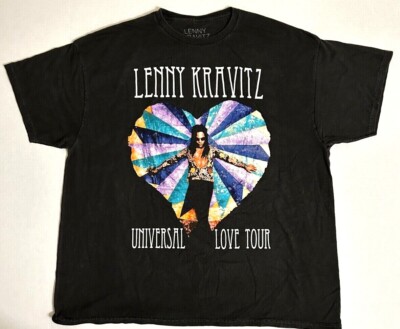 Lenny Kravitz Universal Love Tour Rock Tee Shirt OverSize New