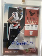 2018 VYNCINT SMITH PANINI CONTENDERS PLAYOFF TICKET AUTO#/99 #331