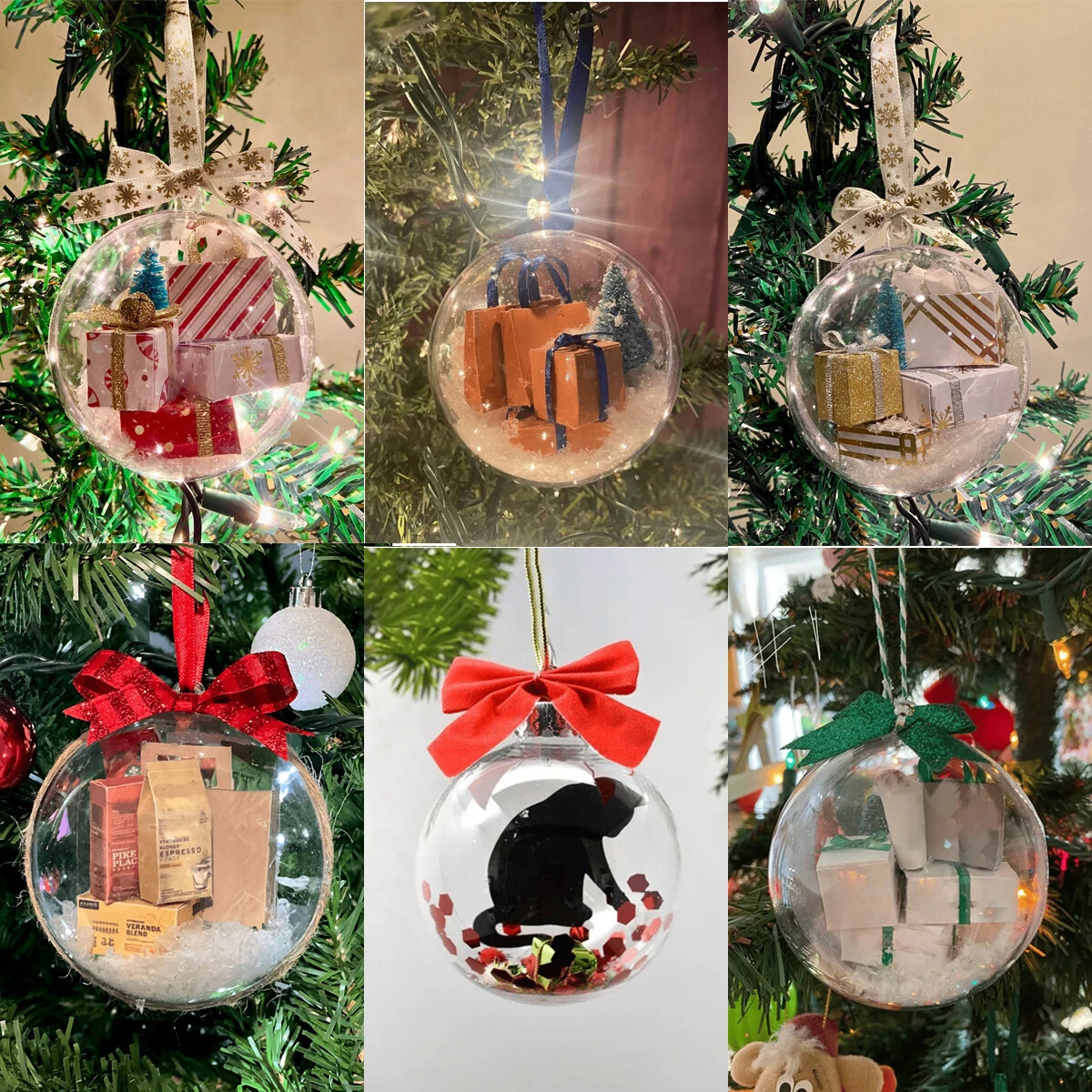 Ornament Package Mini Box Online Shopping Addict Funny Christmas