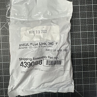 25-pack Tyco Ansul 439088 Fusible Link 360° F NEW | MFG: 2022 | eBay