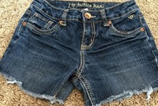 Justice Brand Blue Jean Denim Shorts Girls Size 10R