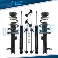 Front Struts w/Coil Spring Rear Shocks Sway Bars Kit for 2012 - 2016 Buick Regal