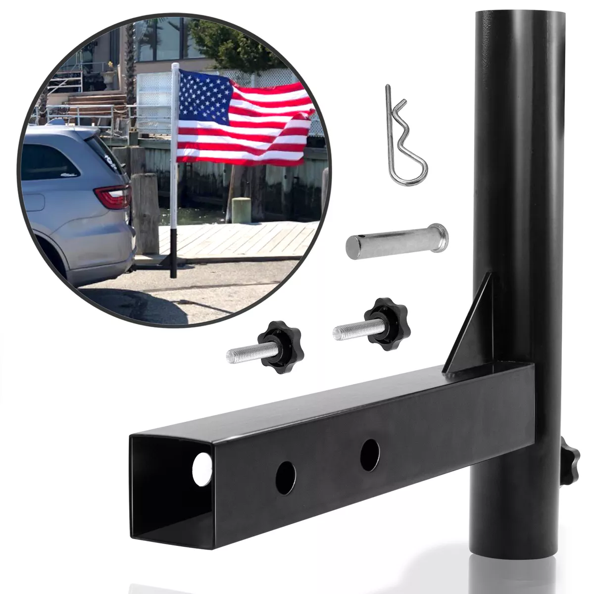 Vehicle flag pole deals
