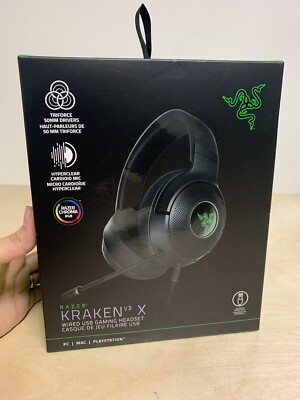 Razer RZ04-03750100-R3U1 Kraken V3 X Gaming Headset, Classic Black