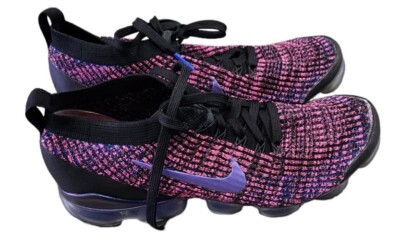 Mint Nike Air Vapormax Flyknit 3 Laser Fuchsia Men's Sz 9 Sneakers