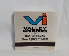 Vintage Valley Industries Steel Products Matchbook St Louis MO Advertising Full