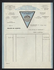 MULHOUSE (68) FACTORY of PRINTING MACHINES Adrema "L. MULLER & FROSSARD" in 1926