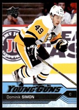 2016-17 Upper Deck Young Guns Dominik Simon Rookie Pittsburgh Penguins #469
