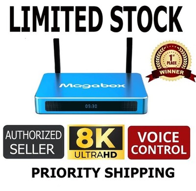 MagaBox MG5 MAX | Latest Model | 8K UHD | Wi Fi 6 | Voice Remote | Fast USA Ship