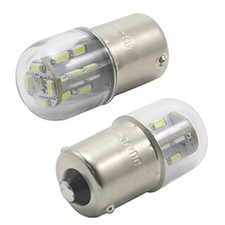 2/10X BA15S LED Auto Rücklicht Glühbirne Bremsleuchten 6V 12V 24V 3 Farben