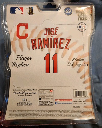Import Dragons MLB Cleveland Indians Jose Ramirez 11 Player Replica Figure - Picture 2 of 2