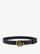GUCCI 550 Black GG Marmont Belt New Authentic
