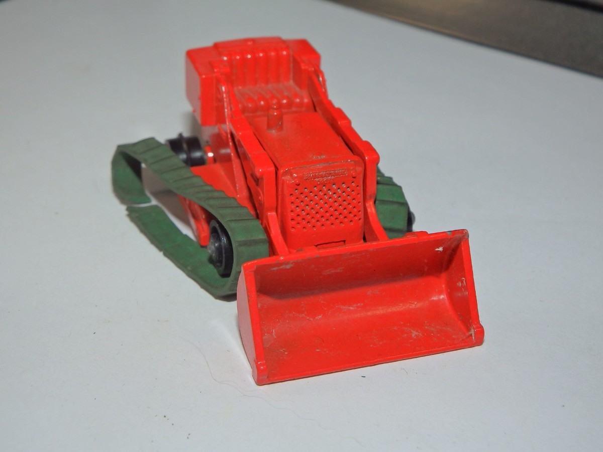 Vintage Matchbox Lesney No. 58 Drott Excavator Red Brittle Tracks