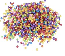 Foam Beads Balls. 4-6cm 5000 Pieces. New See Description