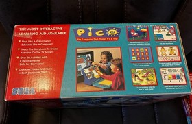 SEGA PICO LEARNING SYSTEM CONSOLE ORIGINAL BOX+5 GAMES 3 CIB ALL TESTED WORKING