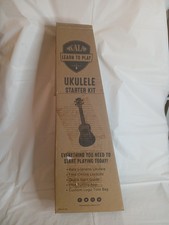 NOS Kala Learn to Play Soprano Ukulele Rosewood Starter Kit KALA-LTP-S