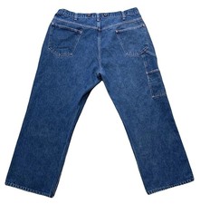 Vintage Big Mac Utility Jeans Mens 40x30 Straight Carpenter Dark Wash Fits 36x29