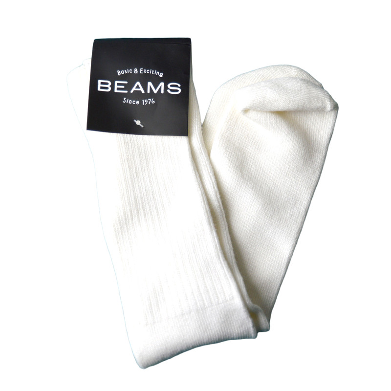 beams socks whtie (1) PAIR -Size 6-12 - NWT