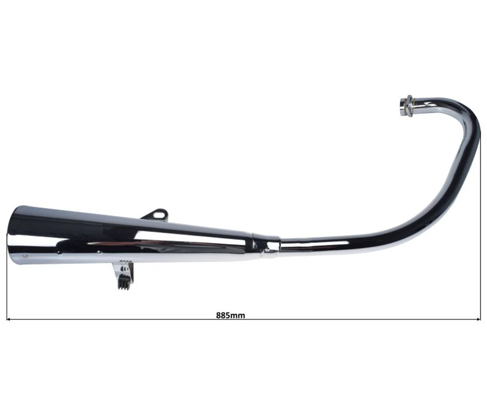 Auspuff Krümmer Krümmerdichtung Endrohr Schalldämpfer Suzuki GN125 GN 125 NF41A - Bild 3 von 4