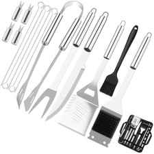 Grilling Accessories, BBQ Accessories, 15Pcs Grill Set, Grill Tools, Grill