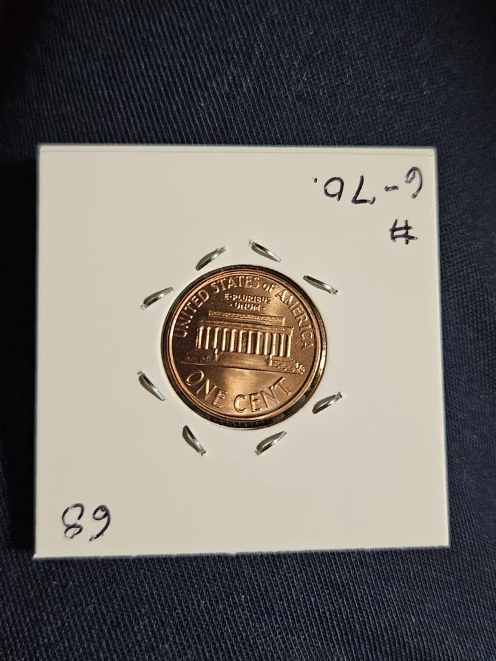 1990 D Lincoln Memorial Penny Proof, UNC., (MS) Nice Coin For Collection - Image 2 of 4