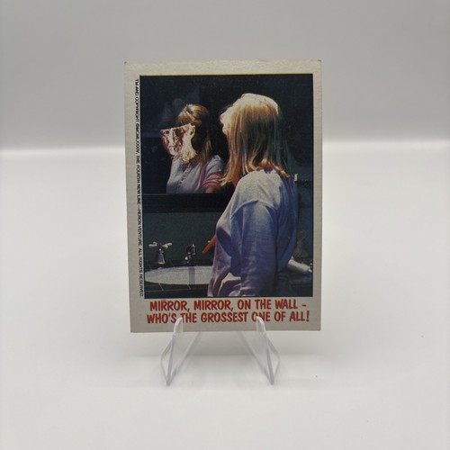 Mirror, Mirror, On the Wall - Who's the Grossest One of All! #31 1988 Topps Fright Flicks card