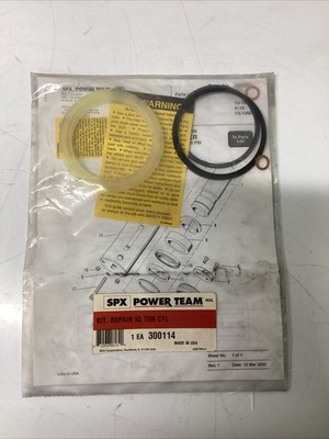 SPX Power Team 300114 55-Ton Hydraulic Cylinder Repair Kit S-702
