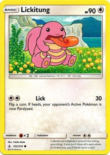 Lickitung - 152/214 - Common - Near Mint - Unbroken Bonds