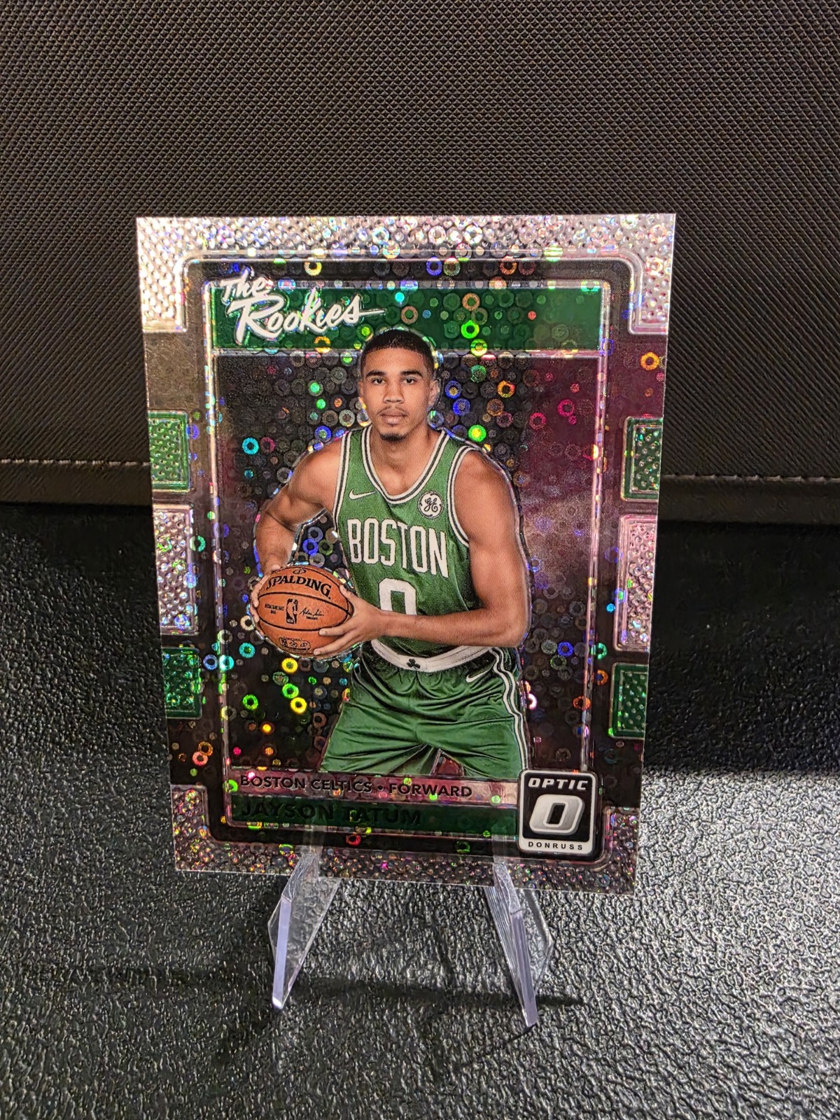 2017-18 Panini Donruss Optic - The Rookies Jayson Tatum #3 Fast Break Holo Prizm