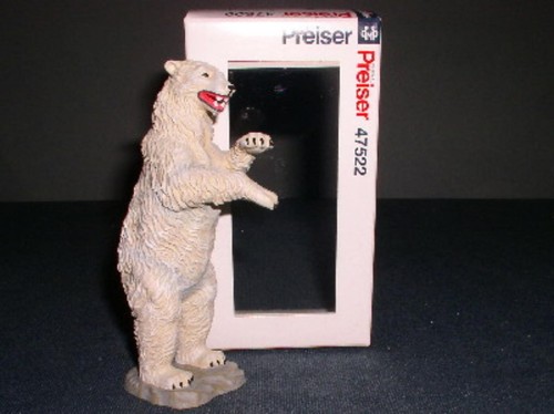 47522 Elastolin Preiser pista grande G/LGB adecuado oso polar vertical, escala 1:25, | Zustand: Neu