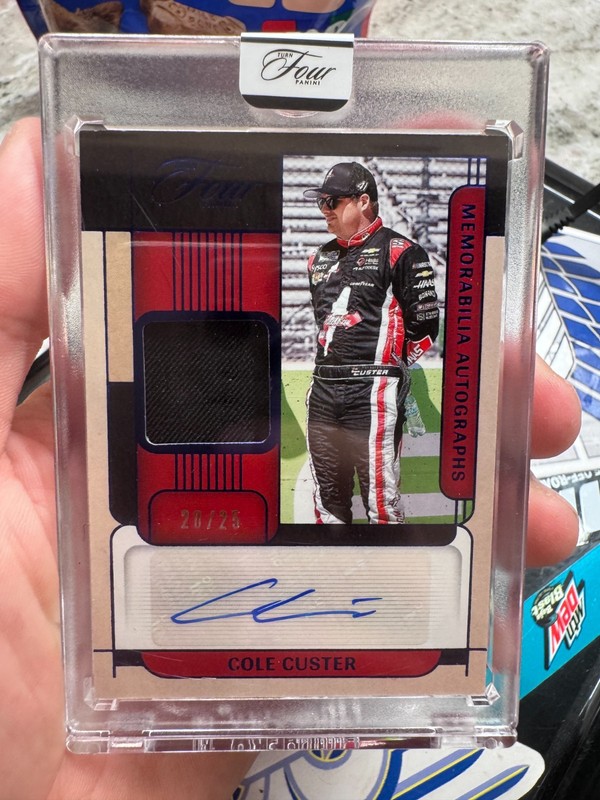 2026 Panini Turn Four Memorabilia Autographs Cole Custer 20/25