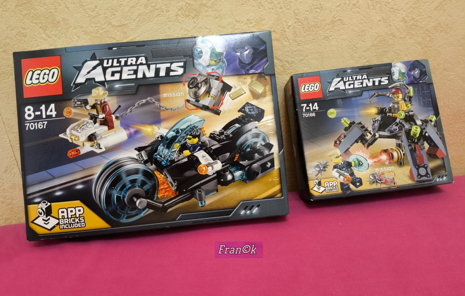 Lego Ultra Agents 70167 et Lego 70166 pour jeu de construction enfant