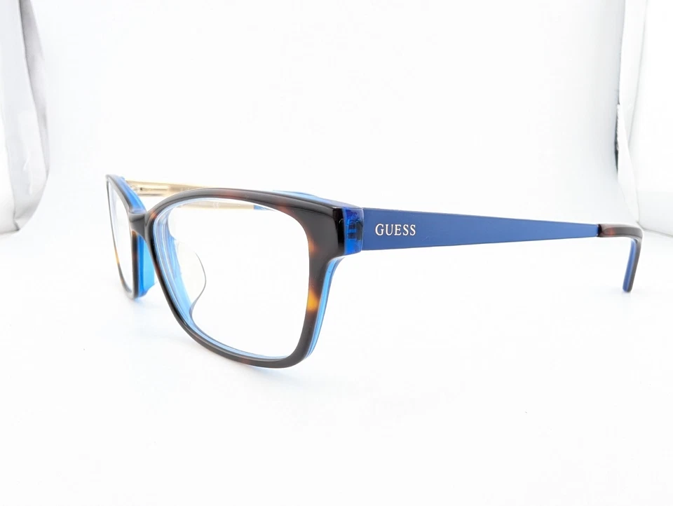 Solo monturas para gafas Guess, GU2538-F 052, 55-15-135, marrón/azul Foto 3 de 4