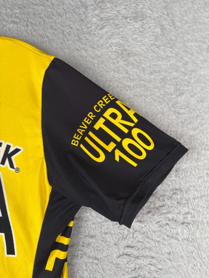 Voler Radtrikot Erwachsene Medium gelb schwarz Beaver Creek Ultra 100 1/2 Zip - Bild 2 von 4