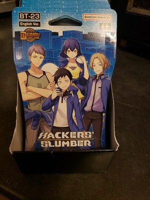 Lot Of 21 Bt 23 Bandai Namco Hacker Slumber  Digimon Card Game