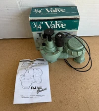 RJ Lawn Genie Anti-Siphon Thread Valve 3/4 In 150 psi 54000 Built In Backflow
