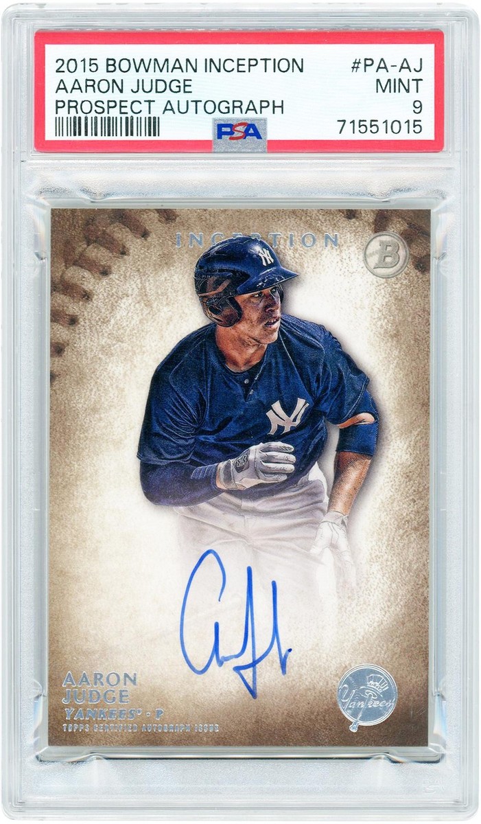 Aaron Judge auto 2015 直筆サイン Inception Aaron Judge auto 2015 直筆サイン Inception 【公式通販】